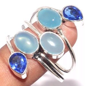 Dreamy Sterling Silver Chalcedony Ring